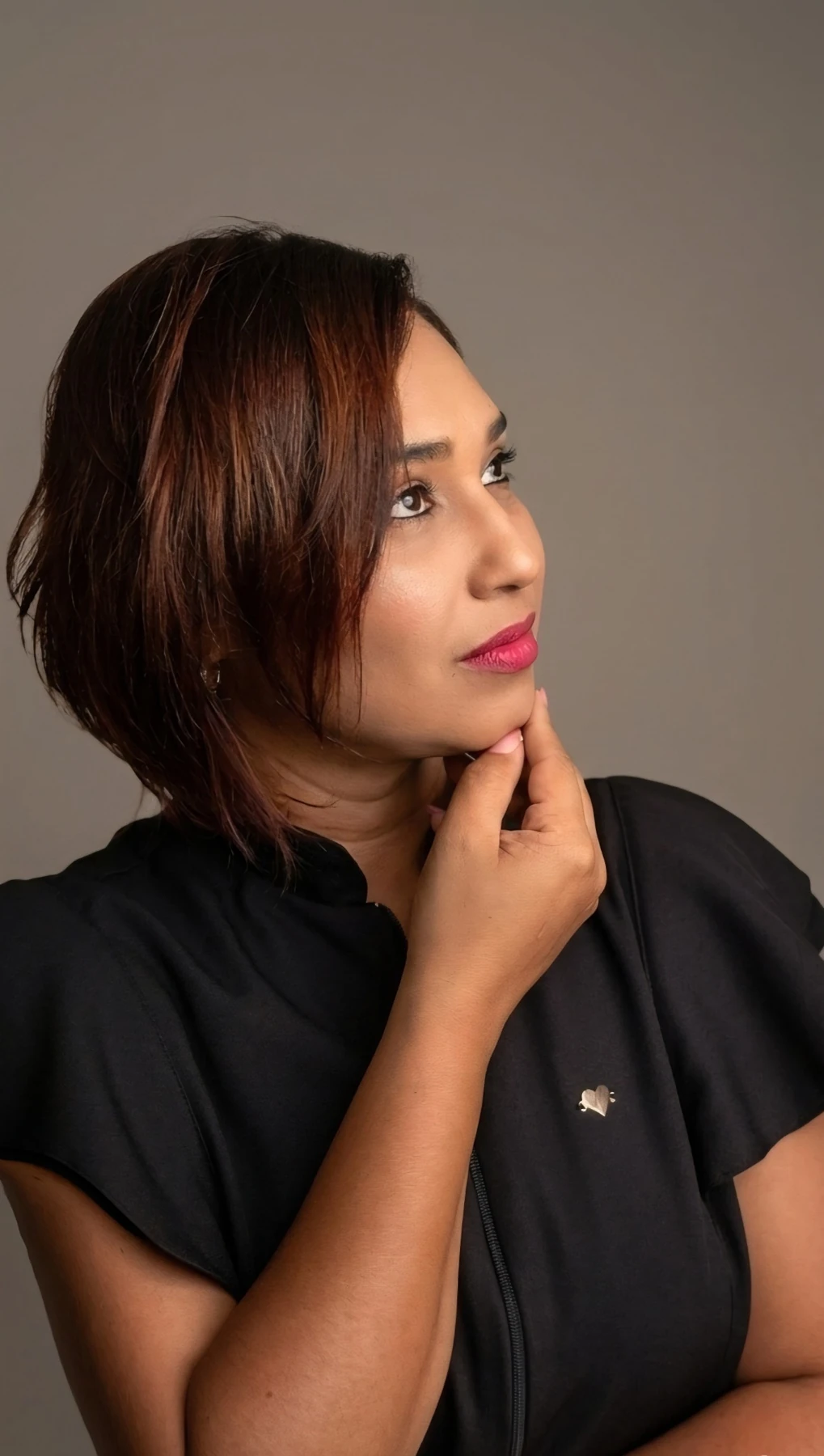 Janete Felix em retrato de perfil
