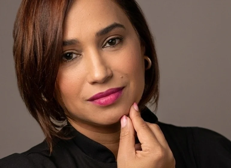 Janete Felix em apresentação profissional